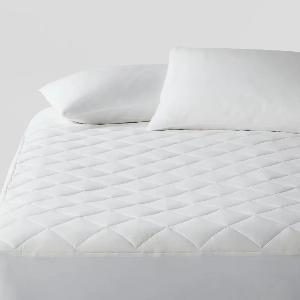 Threshold Queen Cool Touch Cooling Mattress Pad Waterproof Hypoallergenic 18in